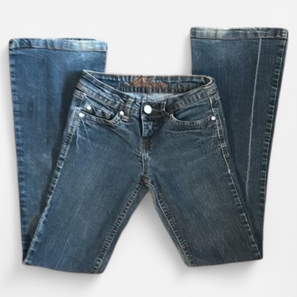 Vintage Bongo Milan Low Rise Boot Cut Denim Jeans - Picture 4 of 5